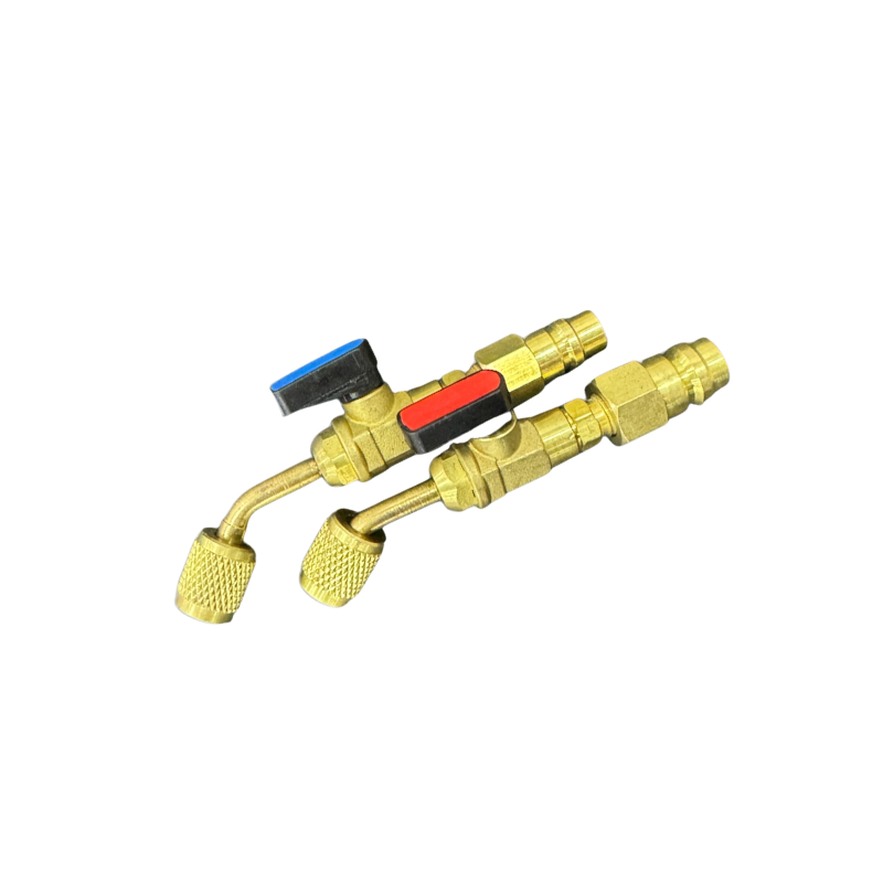 BALL VALVE ADAPTOR 90° W/ ADAPTOR R12 > R134A
